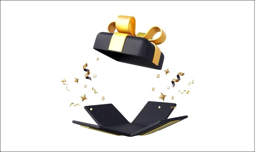 Icon hộp qu&agrave; m&agrave;u đen cho ng&agrave;y Black Friday