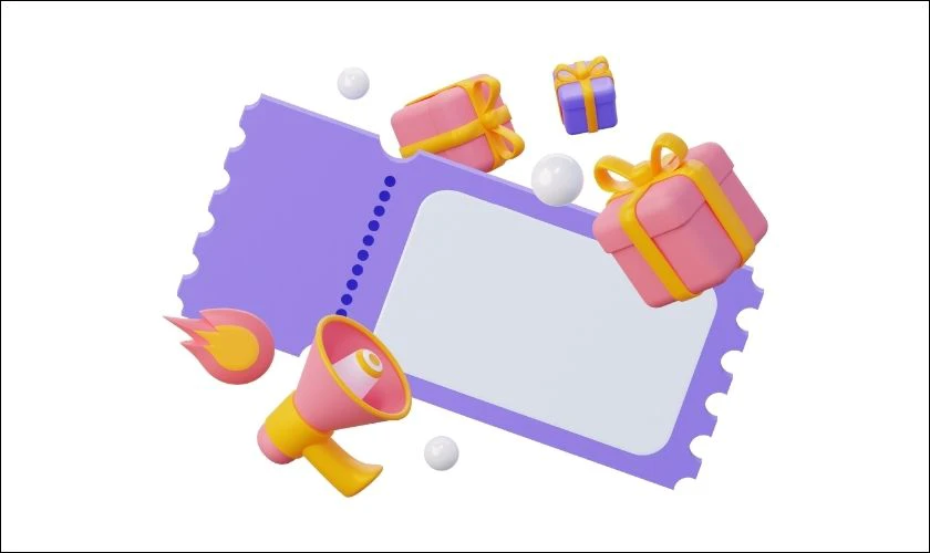 Icon voucher Black Friday c&oacute; chỗ trống