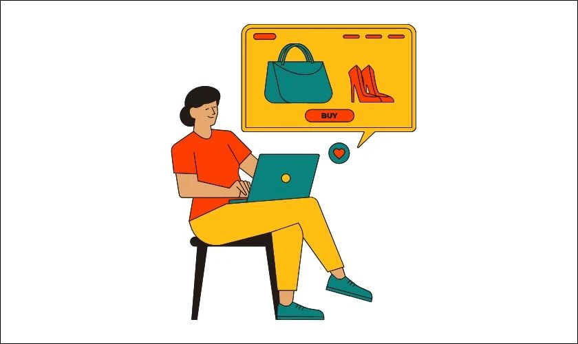 Mua sắm thả ga tại nh&agrave; qua internet
