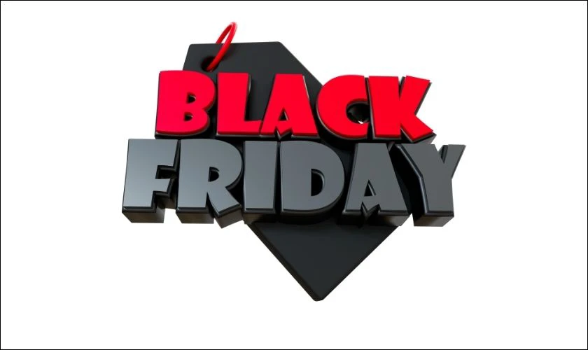 Icon Black Friday kết hợp tag gi&aacute;