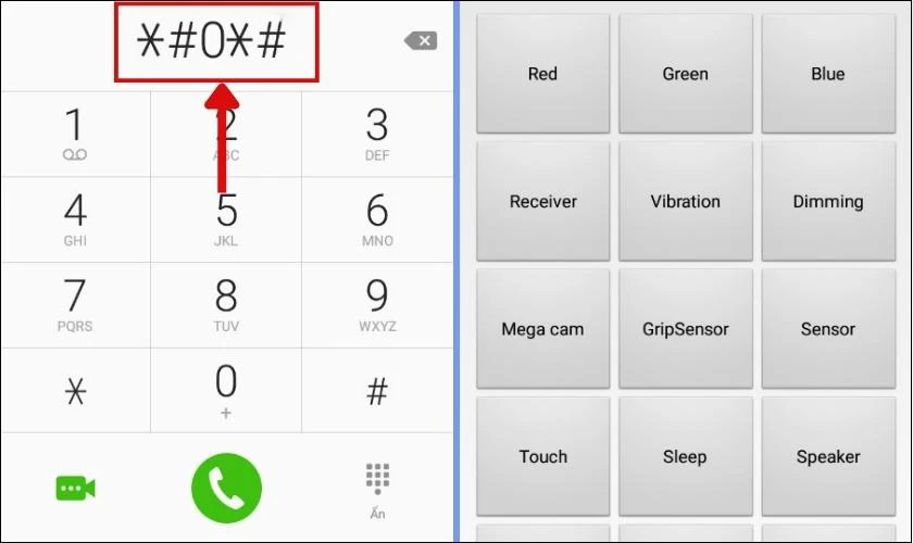Cách kiểm tra điểm chết màu trên màn hình điện thoại Samsung