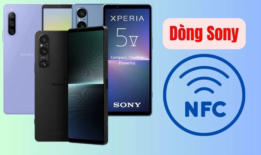 Các dòng điện thoại Android có NFC của Sony