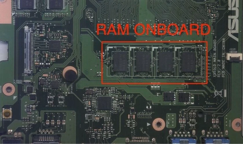 RAM Onboard là các loại RAM máy tính