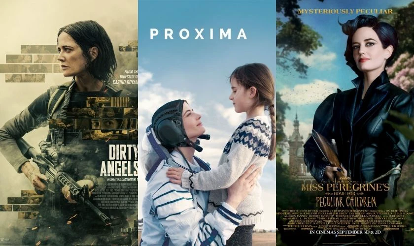C&aacute;c phim v&agrave; chương tr&igrave;nh truyền h&igrave;nh c&oacute; sự tham gia của Eva Green