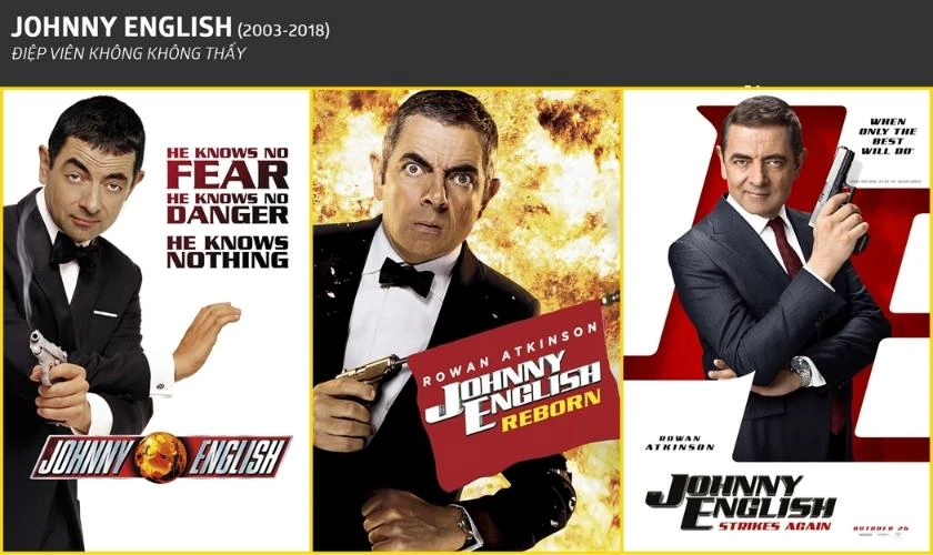 Điệp Viên Không Không Thấy - Johnny English (2003-2018)