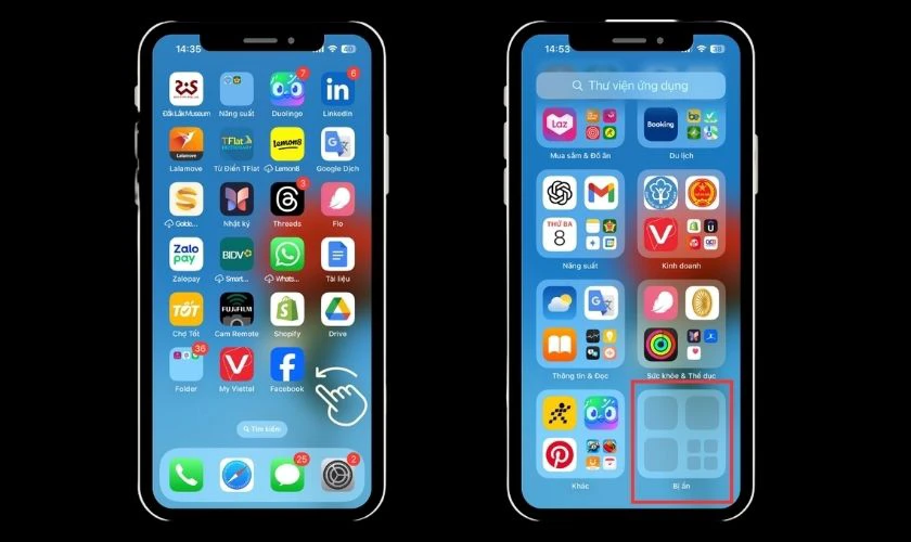 Lưu ý khi ẩn ứng dụng trên iPhone