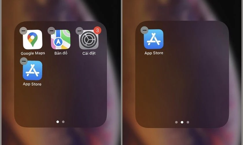 Ẩn ứng dụng trên iPhone bằng cách tạo Thư mục