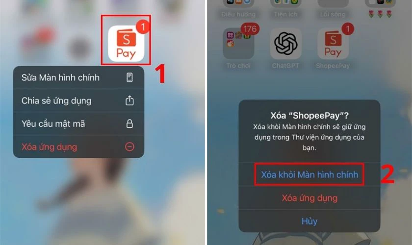 Ẩn ứng dụng trên iPhone bằng App Library