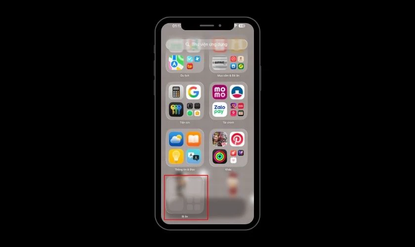 Kiểm tra thư mục Ẩn trên iPhone
