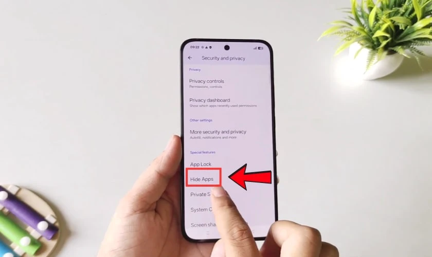 C&aacute;ch ẩn ứng dụng tr&ecirc;n OPPO trong C&agrave;i đặt nhanh