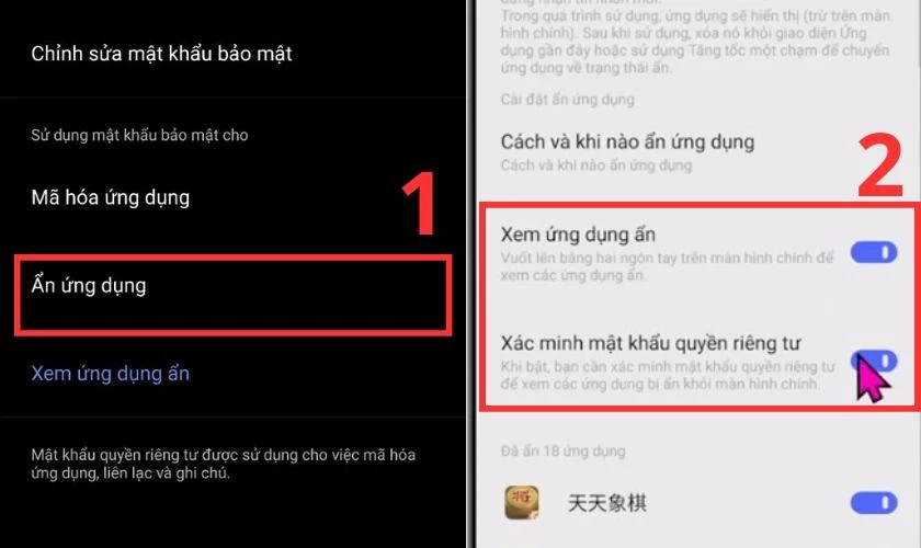C&aacute;ch t&igrave;m ứng dụng ẩn tr&ecirc;n Vivo