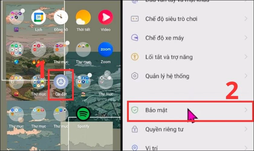 Hướng dẫn c&aacute;ch ẩn ứng dụng ho&agrave;n to&agrave;n 