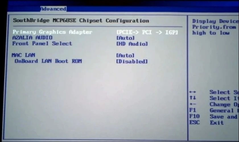 Cách bật card màn hình rời trong BIOS/UEFI