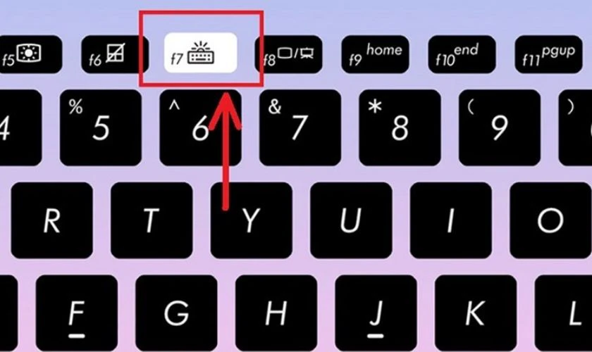 C&aacute;ch bật đ&egrave;n b&agrave;n ph&iacute;m laptop Asus bằng ph&iacute;m tắt