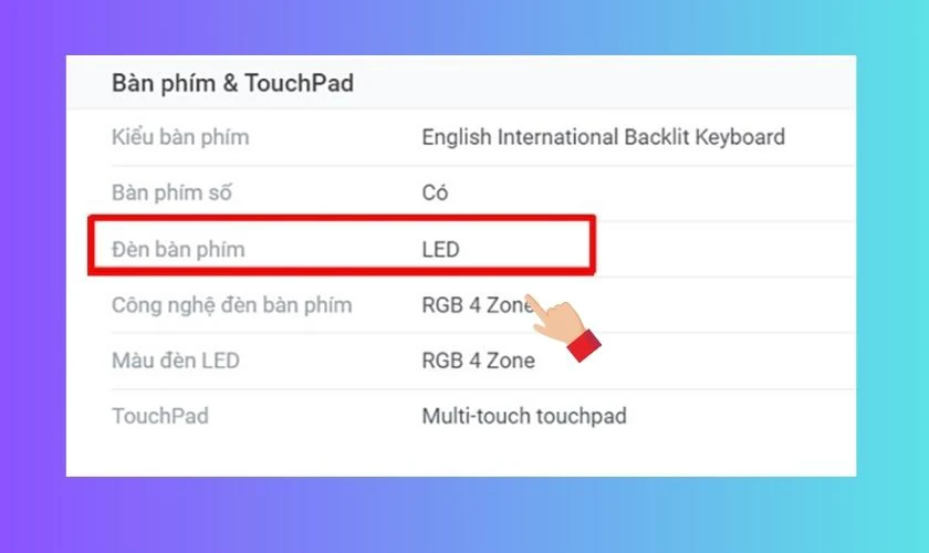 Cách kiểm tra có thể bật đèn bàn phím laptop Lenovo không