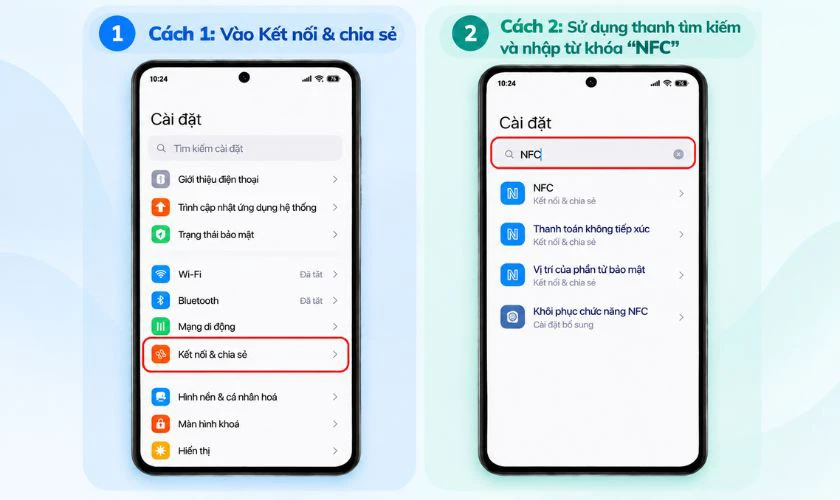 Cách bật NFC trên Xiaomi chi tiết