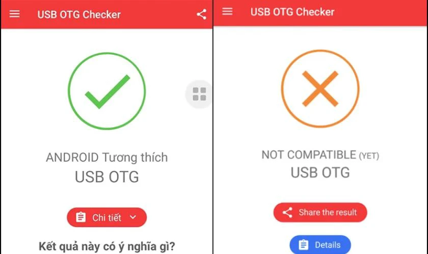 Kiểm tra OTG trên Xiaomi bằng ứng dụng