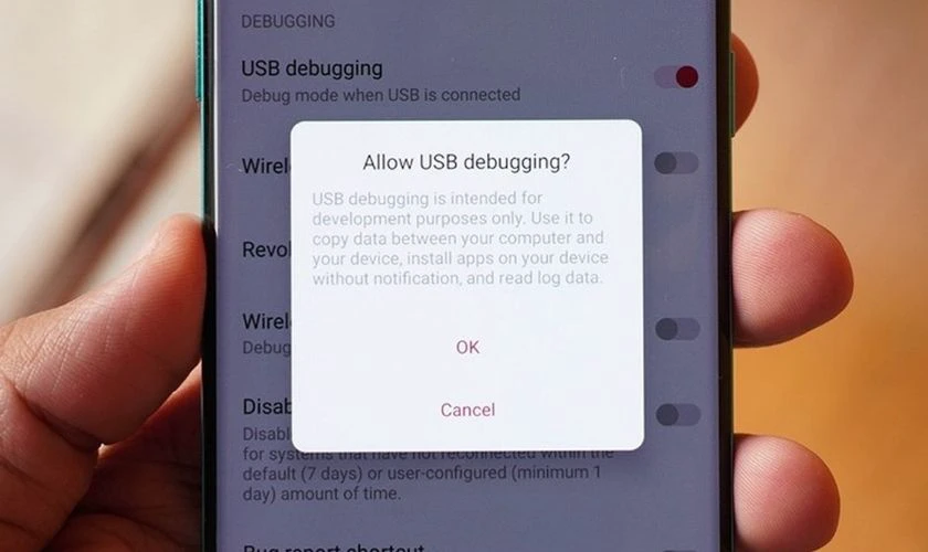 USB Debugging hay còn gọi là chế độ gỡ lỗi USB trên Android