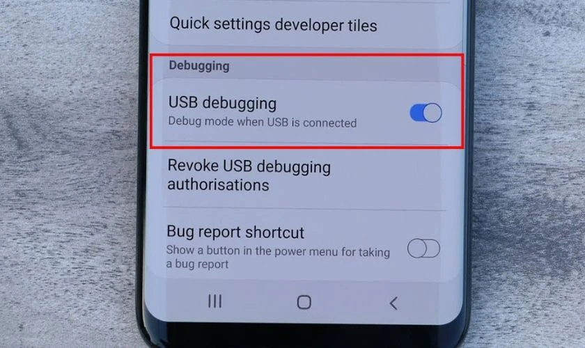 Bật USB Debugging cho Xiaomi không gây ảnh hưởng đến điện thoại