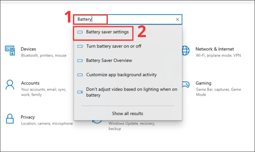 Hướng dẫn cách cài đặt chế độ sạc pin laptop