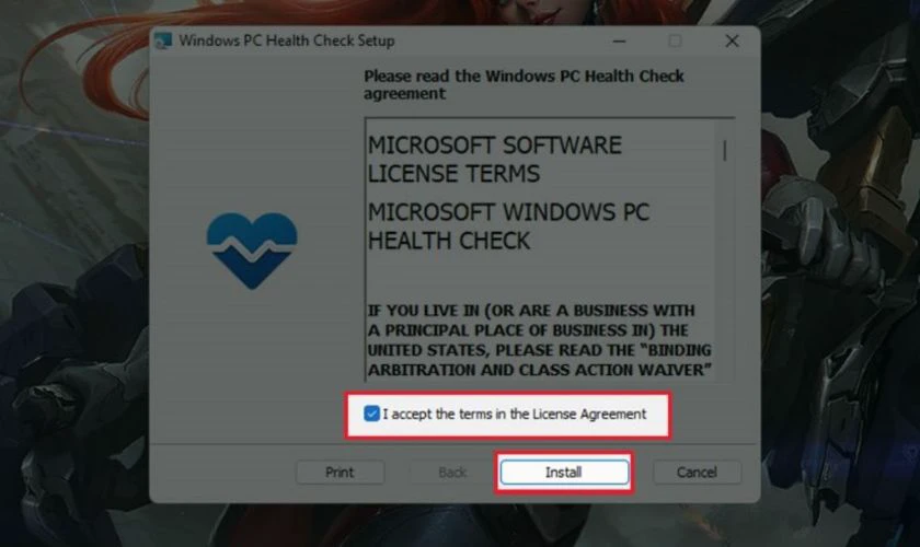 D&ugrave;ng Windows PC Health Check để kiểm tra t&igrave;nh trạng