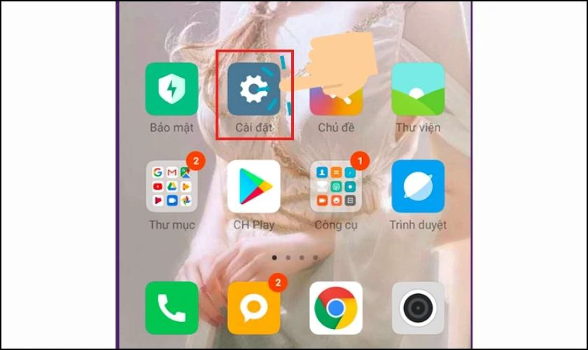 C&aacute;ch c&agrave;i đặt mật khẩu cho điện thoại Realme  