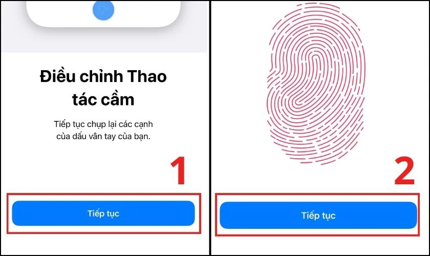 X&aacute;c nhận v&acirc;n tay c&agrave;i l&agrave;m mật khẩu 