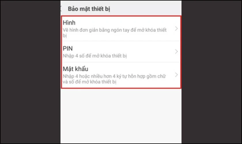 Chọn kiểu kh&oacute;a m&agrave;n h&igrave;nh điện thoại ph&ugrave; hợp 
