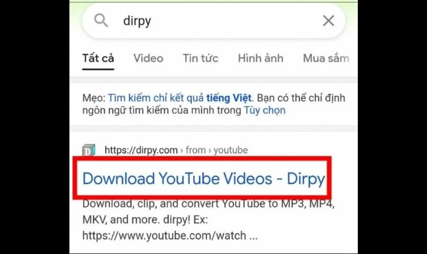 Tải video về máy