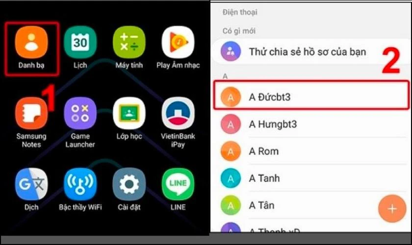 Cách cài nhạc chuông riêng cho từng người trên Samsung