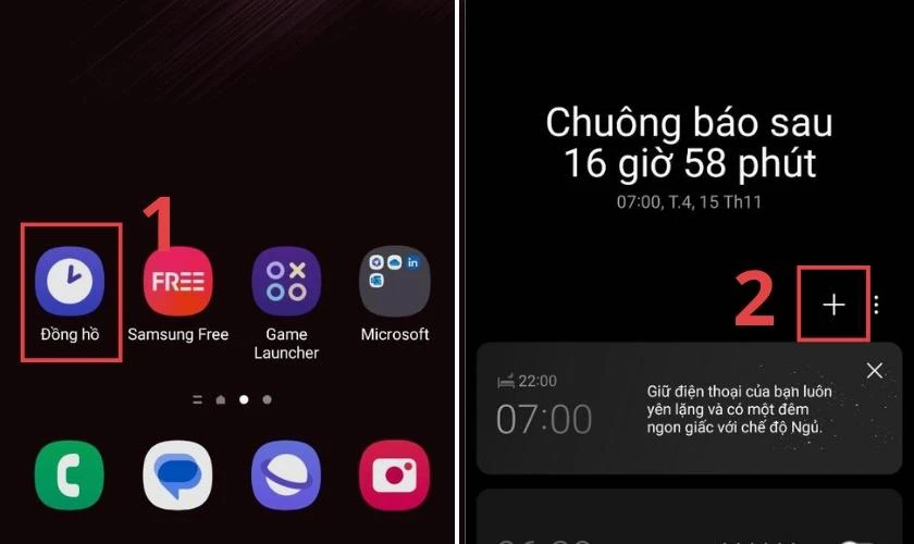 Cách cài nhạc chuông báo thức Samsung