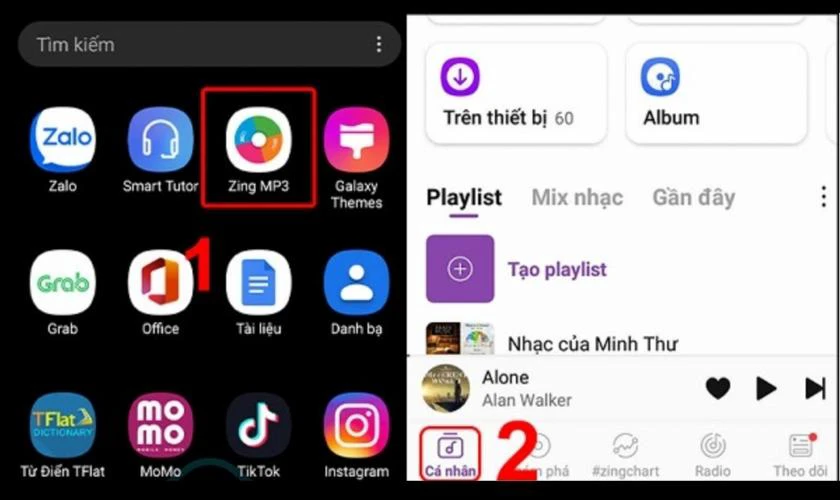 Cách cài nhạc chuông cho Samsung từ Zing mp3