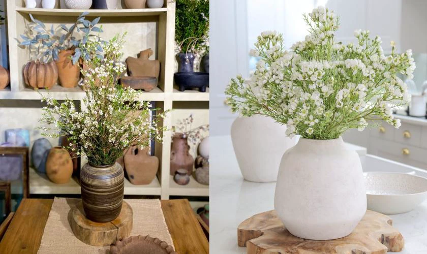 Mẫu cắm hoa thanh liễu nghệ thuật hiện đại