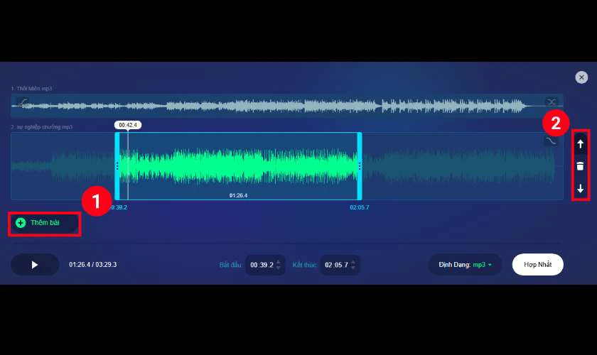 C&aacute;ch cắt nhạc tr&ecirc;n m&aacute;y t&iacute;nh l&agrave;m nhạc chu&ocirc;ng với Audio Joiner