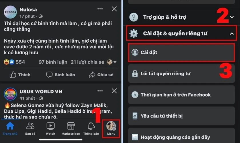 Cách chặn gắn thẻ trên Facebook dành cho điện thoại 
