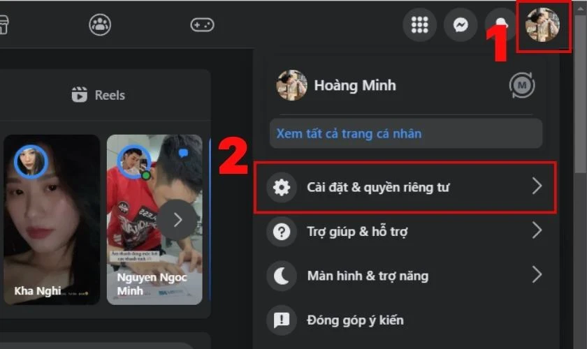 Cách chặn bạn bè, người lạ gắn thẻ trên Facebook dành cho máy tính