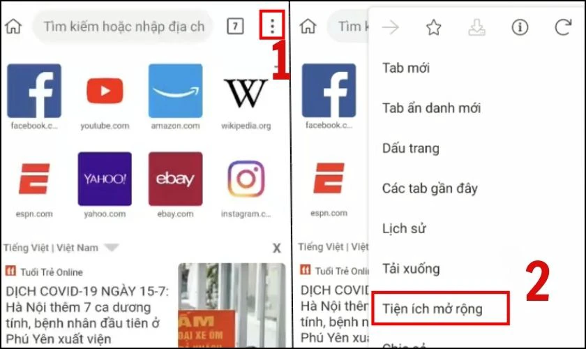 Cách chặn quảng cáo bằng tiện ích mở rộng 