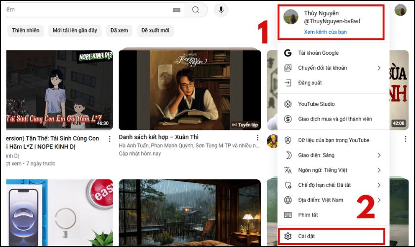 Cách chặn quảng cáo trên Youtube bằng Cài đặt