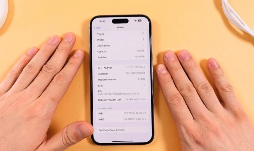 Cách check IMEI iPhone cũ trước khi mua