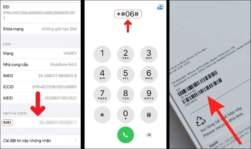 Cách lấy IMEI iPhone cũ nhanh nhất