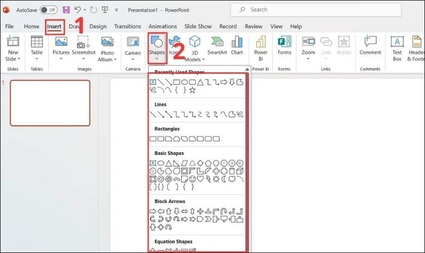Cách chèn ảnh vào khung có sẵn trong PowerPoint