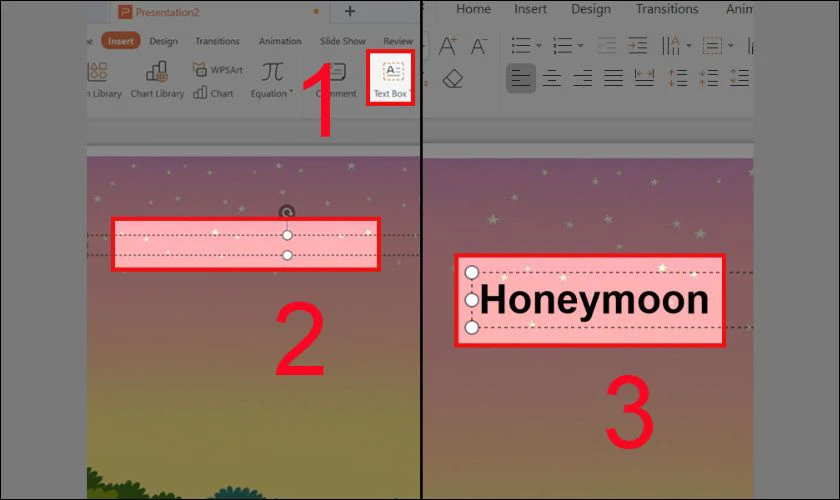 Cách chèn chữ vào hình ảnh trong Powerpoint
