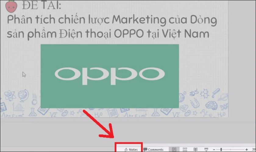 Cách chèn chú thích vào hình ảnh trong Powerpoint