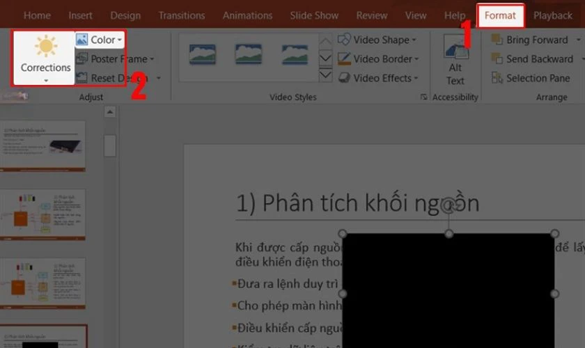 C&aacute;ch ch&egrave;n video v&agrave;o PowerPoint tr&ecirc;n m&aacute;y t&iacute;nh