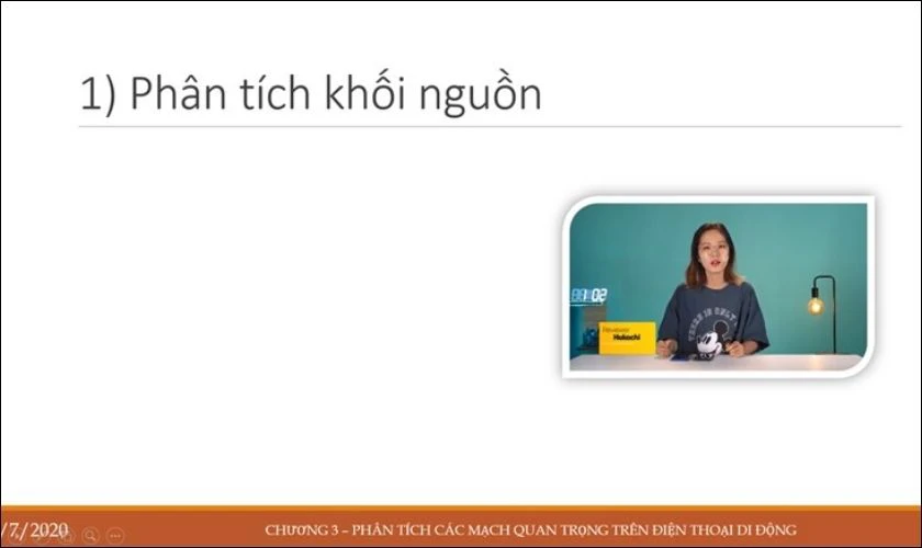Nhấn F5 để chạy thử tr&igrave;nh chiếu v&agrave; kiểm tra lại video