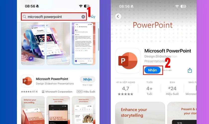 C&aacute;ch ch&egrave;n video v&agrave;o PowerPoint bằng điện thoại