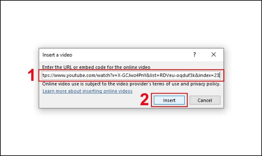 Cách chèn video trực tuyến vào Word nhanh