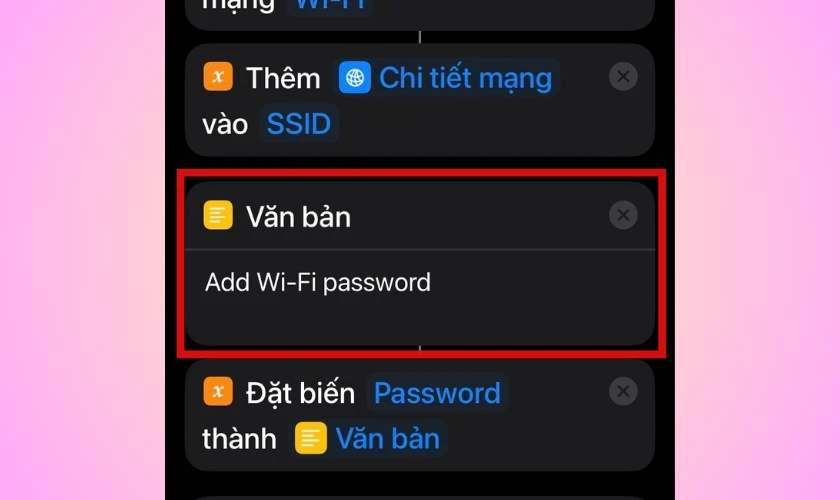 Thực hiện nhập mật khẩu tr&ecirc;n Wifi bạn đang kết nối để tạo m&atilde; QR chia sẽ 