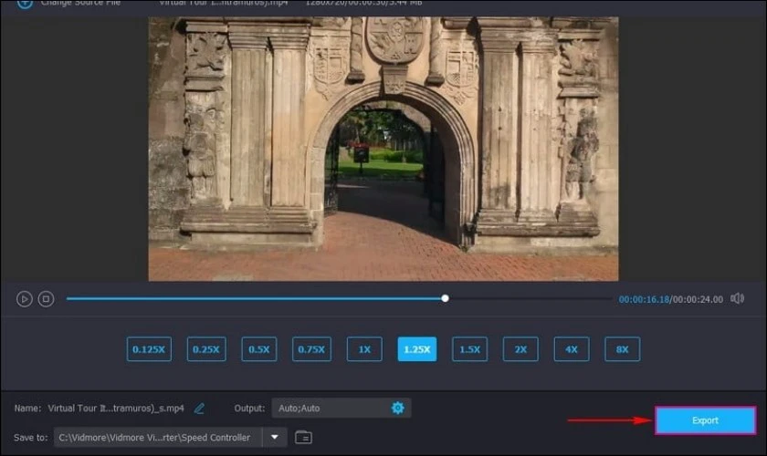 Nhấn Export để xuất video TikTok