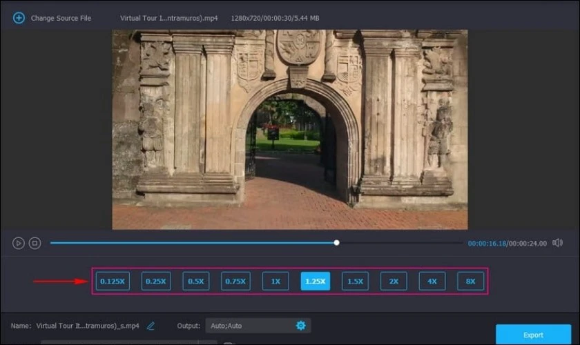 Hãy chọn tốc độ phát video